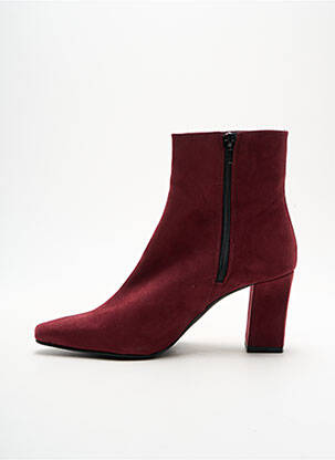 Bottines/boots bout pointu talon de 4 à 6cm violet GIULIA femme