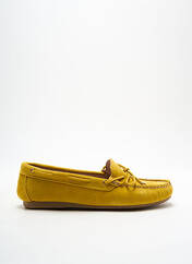 Chaussures bâteau jaune GIULIA pour femme seconde vue