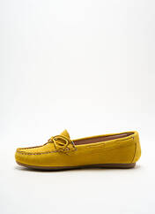 Chaussures bâteau jaune GIULIA pour femme seconde vue