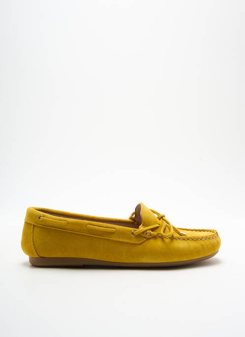 Chaussures bâteau jaune GIULIA pour femme