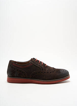 Derbies nubuck bout rond marron JAPAN RAGS homme