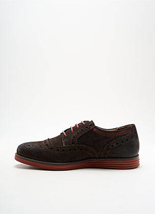 Derbies nubuck bout rond marron JAPAN RAGS homme