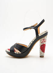 Sandales/Nu pieds noir DESIGUAL pour femme seconde vue