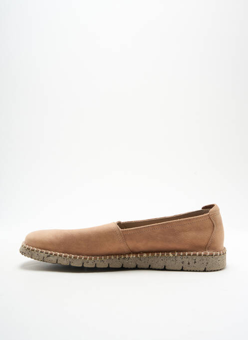 Mocassins bout rond bout rond beige CALLAGHAN homme