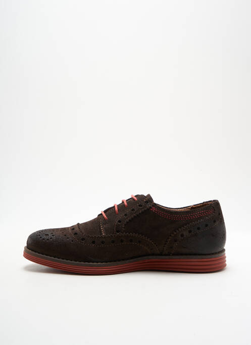 Derbies nubuck bout rond marron JAPAN RAGS homme