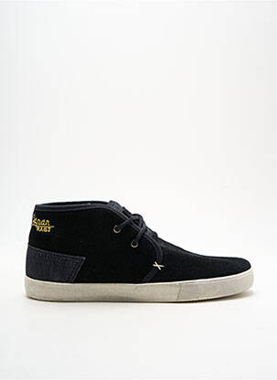 Baskets nubuck bout rond noir JAPAN RAGS homme