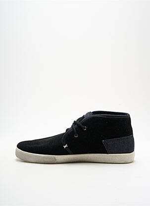 Baskets nubuck bout rond noir JAPAN RAGS homme