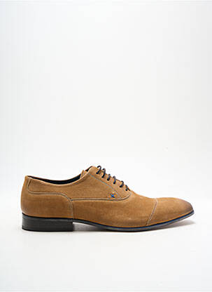 Derbies fermeture lacets beige EXCEED homme