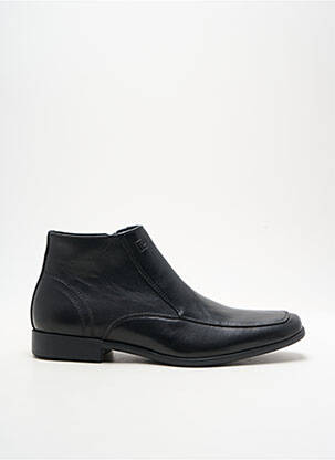 Bottines/boots fermeture zippée talon bas noir PIERRE CARDIN homme