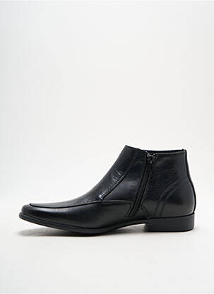 Bottines/boots fermeture zippée talon bas noir PIERRE CARDIN homme