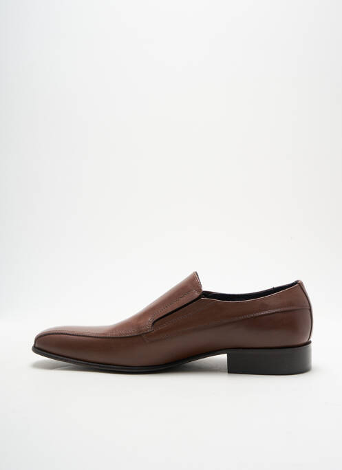Mocassins fermeture elastique chiquet marron PIERRE CARDIN homme
