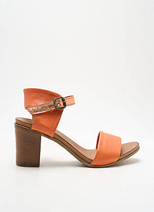 Sandales/Nu pieds orange LUNE & L'AUTRE pour femme