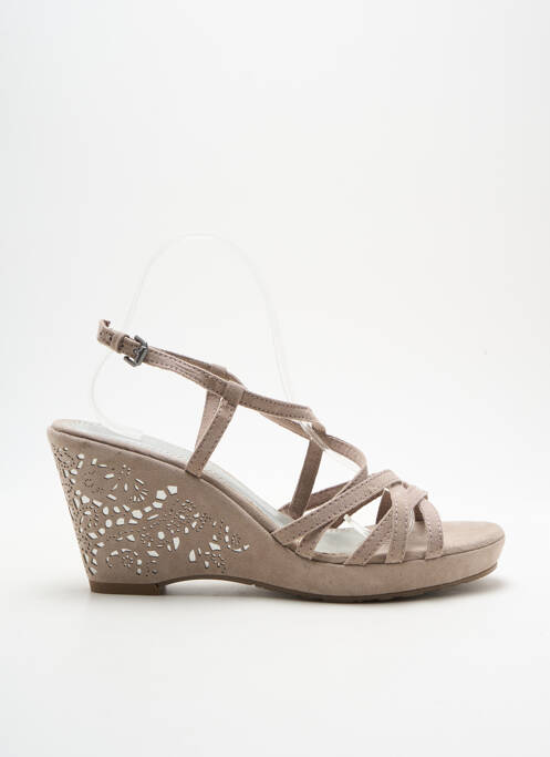 Sandales/Nu pieds beige MARCO TOZZI pour femme