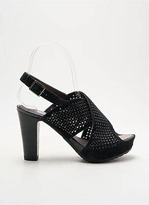 Sandales/nu pieds fermeture boucle(s) talon de 7 à 9cm noir MAM'ZELLE femme