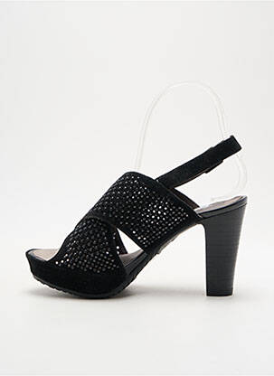 Sandales/nu pieds fermeture boucle(s) talon de 7 à 9cm noir MAM'ZELLE femme