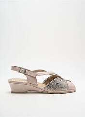 Sandales/Nu pieds beige BOISSY pour femme seconde vue