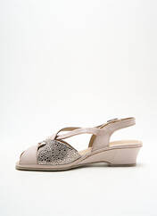 Sandales/Nu pieds beige BOISSY pour femme seconde vue