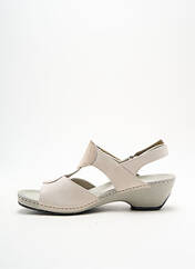 Sandales/Nu pieds beige BOISSY pour femme seconde vue