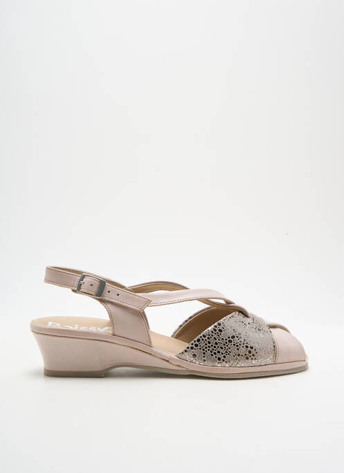 Sandales/Nu pieds beige BOISSY pour femme