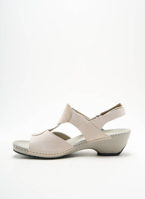 Sandales/Nu pieds beige BOISSY pour femme