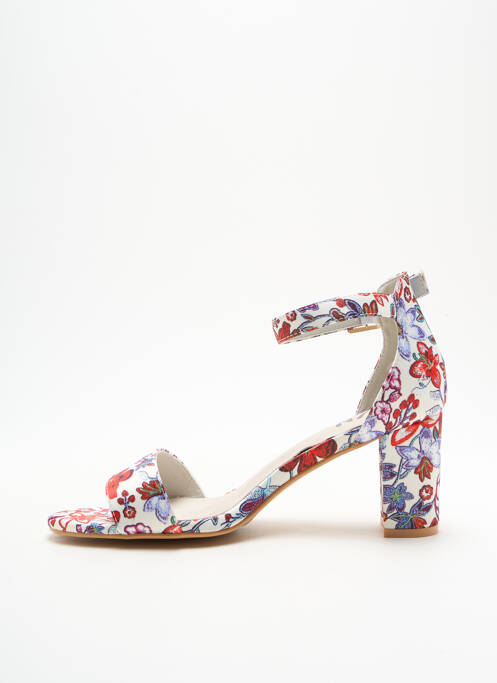 Sandales/Nu pieds blanc ELUE PAR NOUS pour femme