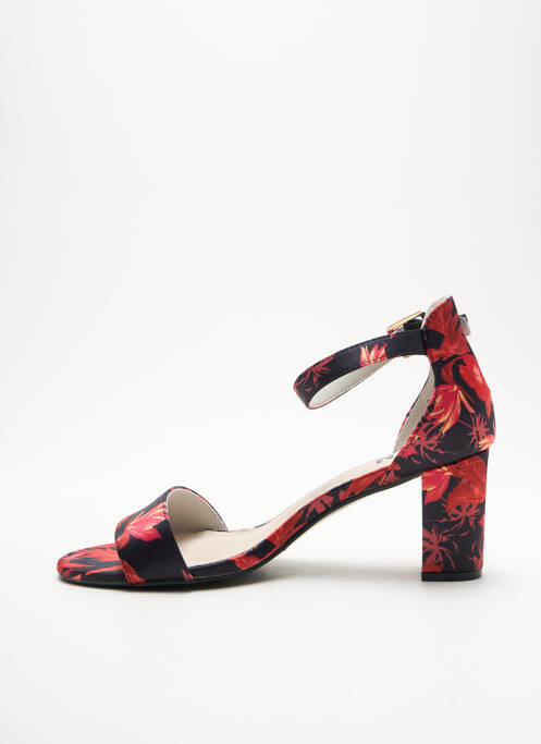 Sandales/Nu pieds rouge ELUE PAR NOUS pour femme