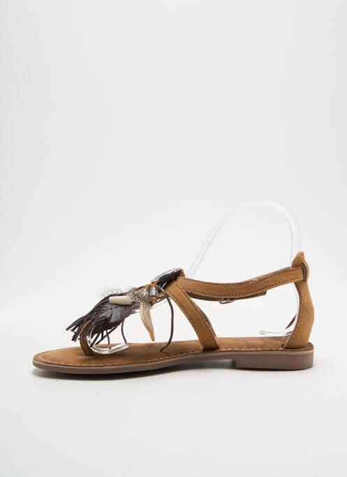 Tongs marron METAMORF'OSE pour femme