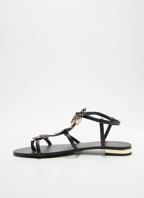 Tongs noir METAMORF'OSE pour femme