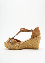 Espadrilles marron NATURAL ESPADRILLES pour femme seconde vue