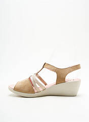 Sandales/Nu pieds beige HIRICA pour femme seconde vue