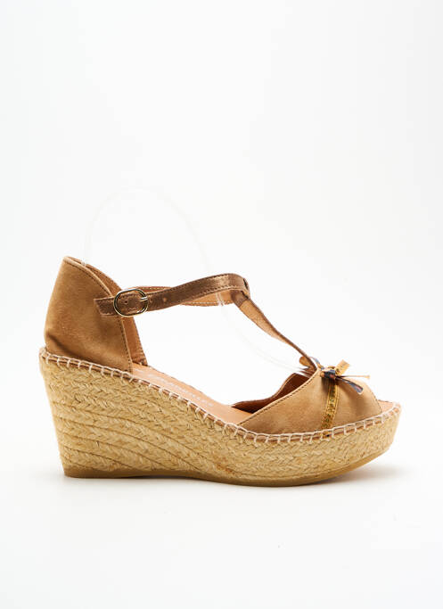 Espadrilles marron NATURAL ESPADRILLES pour femme