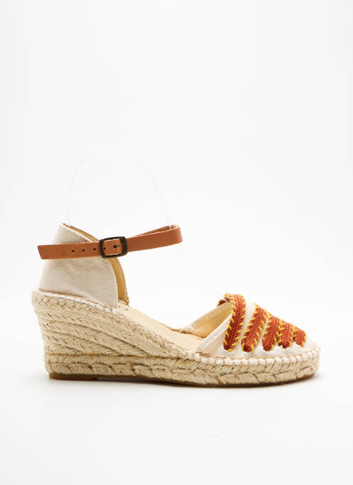 Espadrilles beige ELUE PAR NOUS pour femme