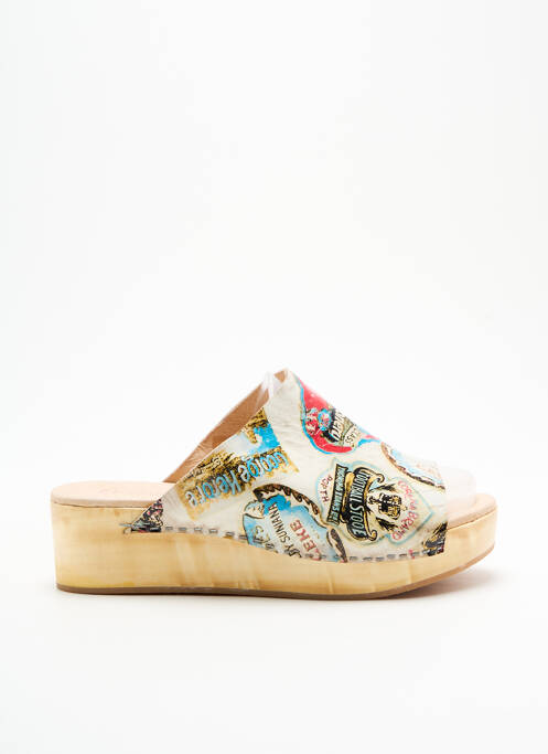 Mules/Sabots beige LIBRE COMME L'AIR pour femme