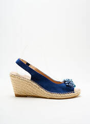 Espadrilles bleu LA MAISON DE L'ESPADRILLE pour femme seconde vue