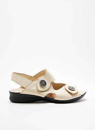Sandales/Nu pieds beige HIRICA pour femme
