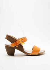 Sandales/Nu pieds orange HIRICA pour femme seconde vue