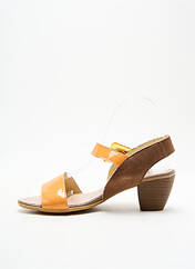 Sandales/Nu pieds orange HIRICA pour femme seconde vue