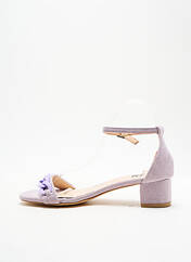 Sandales/Nu pieds violet ELUE PAR NOUS pour femme seconde vue