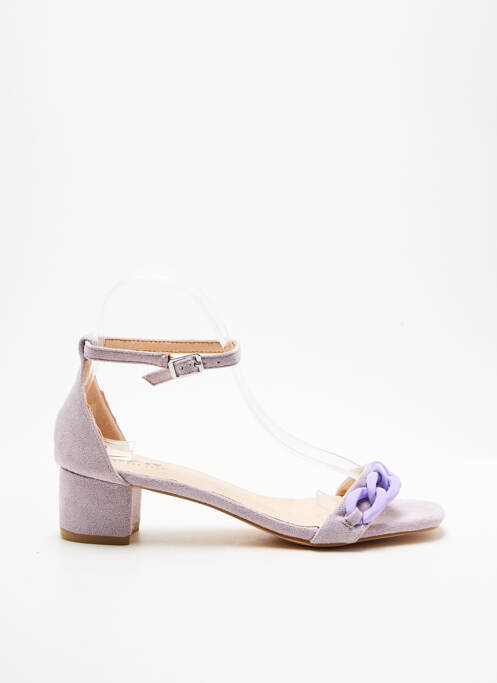 Sandales/Nu pieds violet ELUE PAR NOUS pour femme