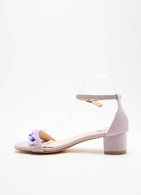 Sandales/Nu pieds violet ELUE PAR NOUS pour femme