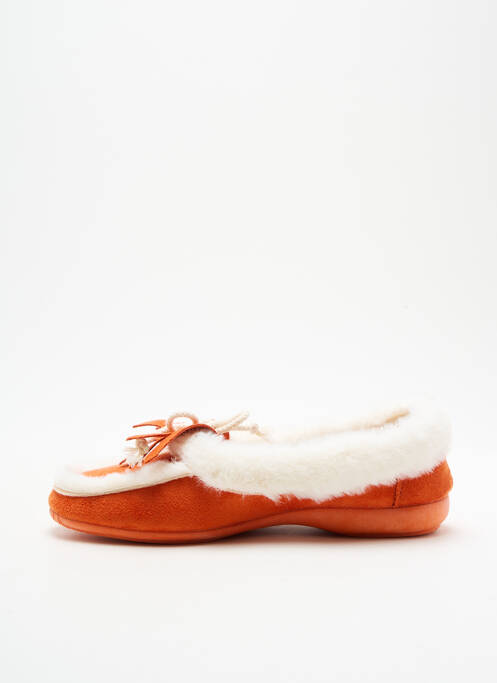 Chaussons/Pantoufles orange SOIR ET MATIN pour femme