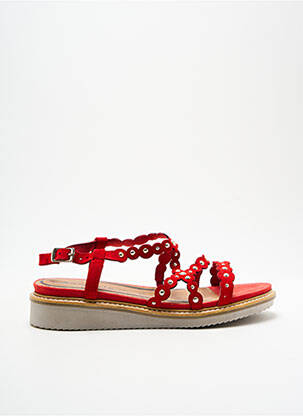 Sandales/Nu pieds rouge TAMARIS pour femme