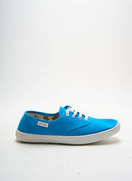 Baskets bout rond talon plat jusqu'à 3cm bleu POTOMAC femme