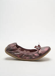 Ballerines fermeture elastique bout rond violet LES P'TITES BOMBES fille