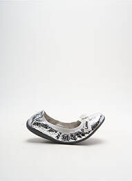 Ballerines bout rond bout rond argent LES P'TITES BOMBES fille