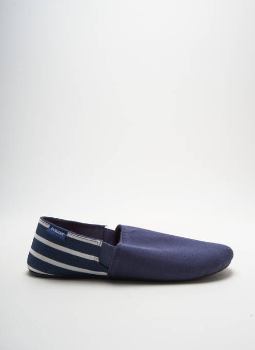 Chaussons/Pantoufles bleu ISOTONER pour homme