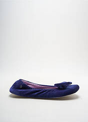 Chaussons/Pantoufles bleu ISOTONER pour femme seconde vue