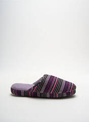 Chaussons/Pantoufles violet ISOTONER pour femme seconde vue