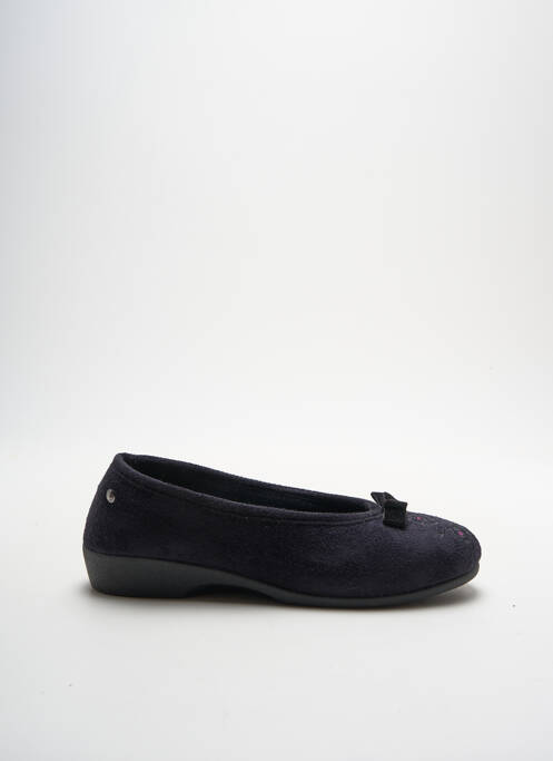 Chaussons/Pantoufles noir ISOTONER pour femme