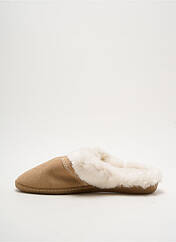 Chaussons/Pantoufles beige ISOTONER pour femme seconde vue